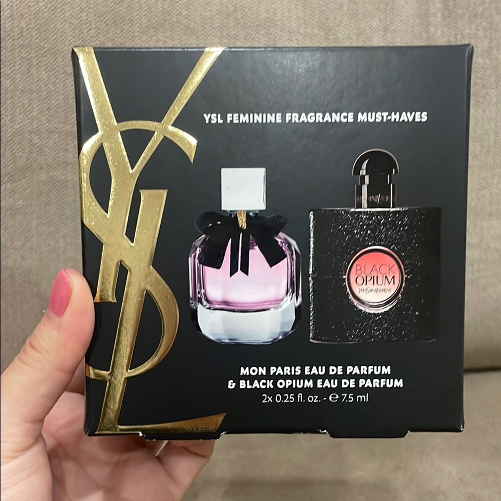 YSL Mon Paris & Black Opium Perfume Set
